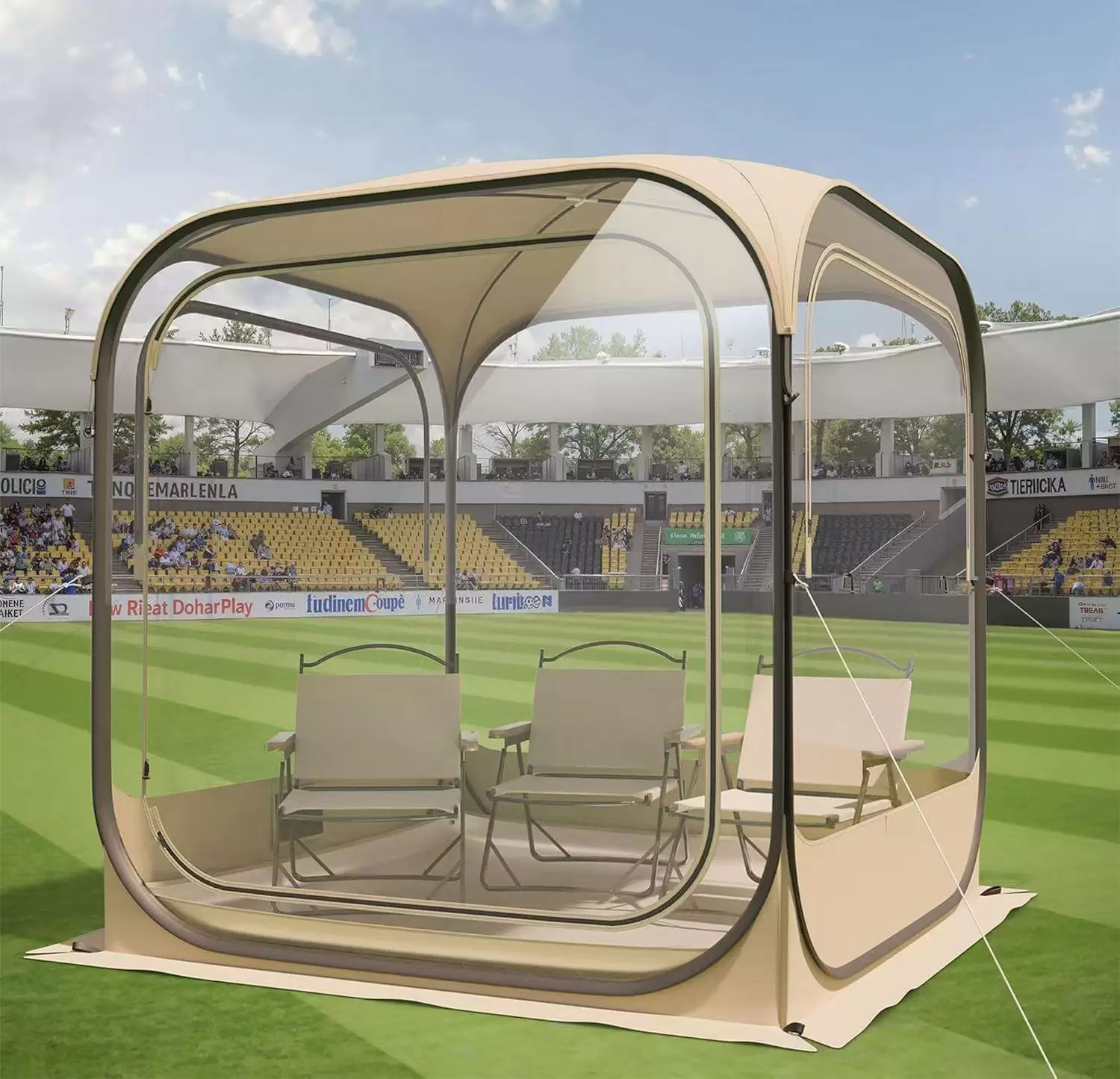 خيمة الفقاعات ClearView: إعداد فوري للاستمتاع بالأنشطة الخارجية طوال الموسم