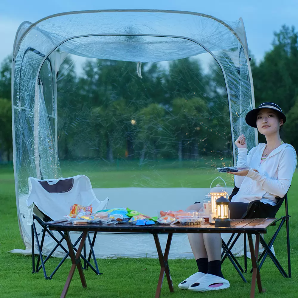 خيمة الفقاعات ClearView: إعداد فوري للاستمتاع بالأنشطة الخارجية طوال الموسم